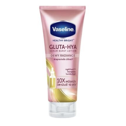 Vaseline Healthy Bright Gluta-Hya Serum Burst Lotion Dewy Radiance 300ml (10X)