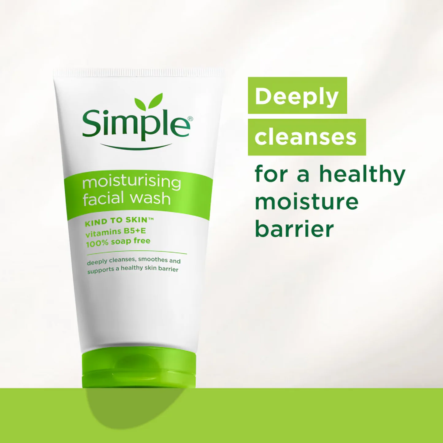 Simple Kind to Skin Moisturising Facial Wash 150ml Simple Kind to Skin Moisturising Facial Wash 150ml